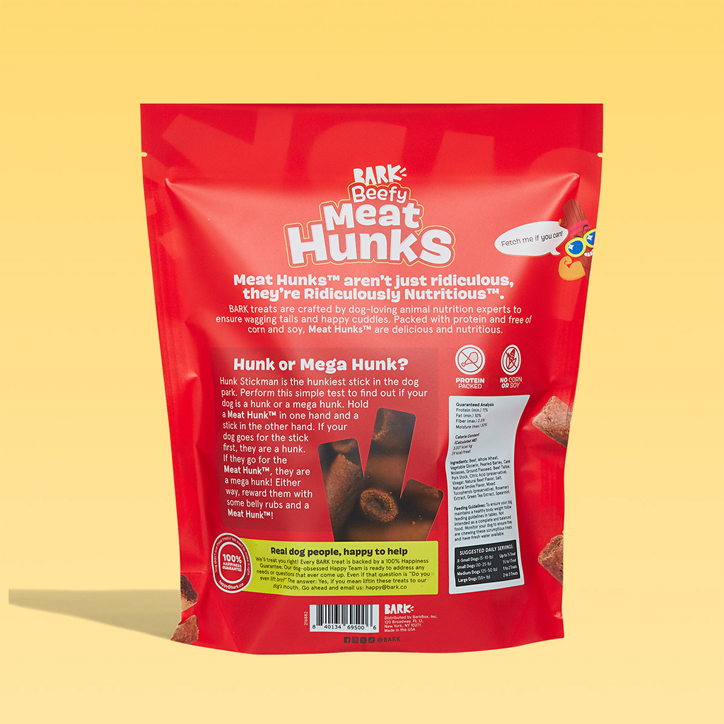 Beefy Meat Hunks Dog Treats, 24 oz