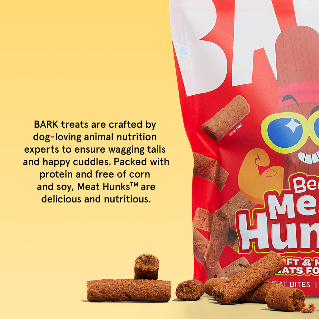 Beefy Meat Hunks Dog Treats, 24 oz