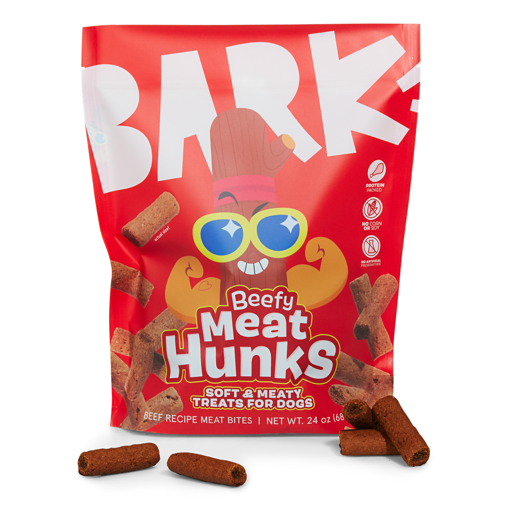 Beefy Meat Hunks Dog Treats, 24 oz